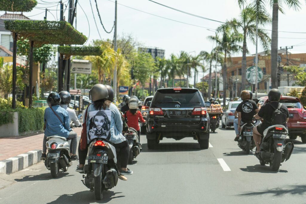 verkeer op Bali